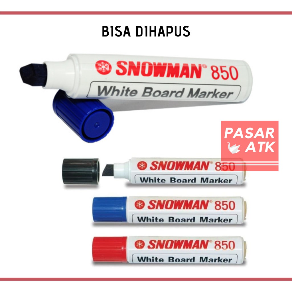 

Spidol SNOWMAN Whiteboard jumbo 850 Bisa dihapus - (pcs)
