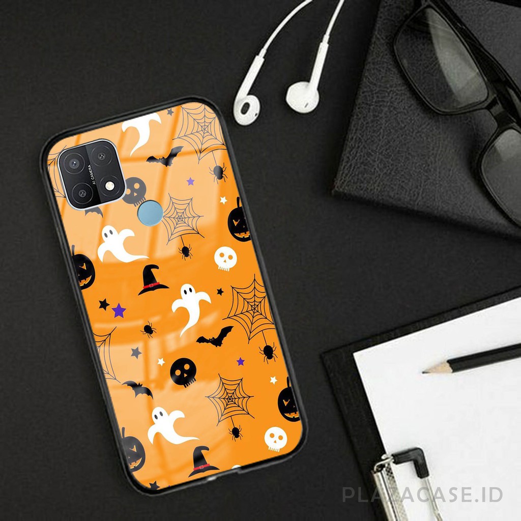 Softcase Glass Halloween [K84] for All Type OPPO RENO 5 RENO 4 RENO 4F A73 A53 A91 RENO 3 A71 F1S A3