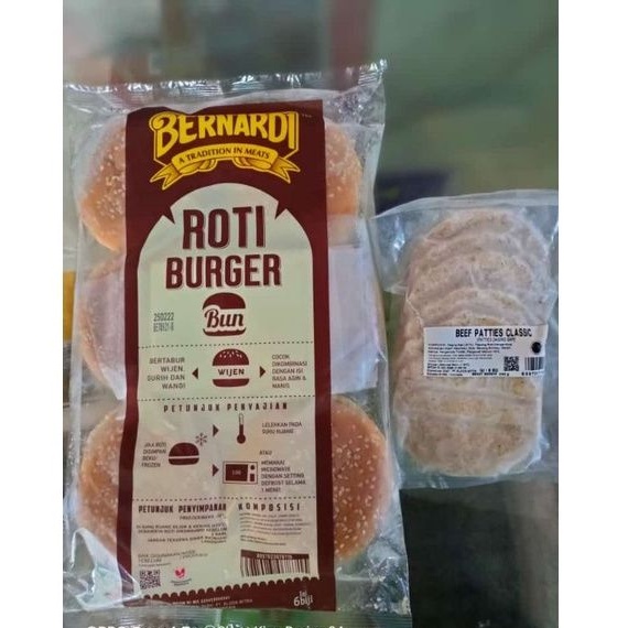 

Burger wijen Paket Beef Patties Bernardi