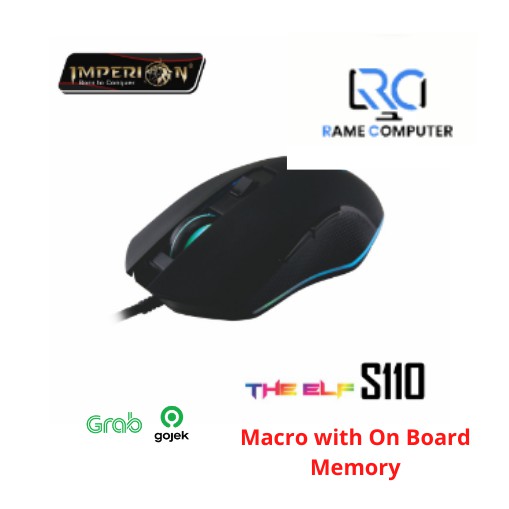 Mouse Gaming RGB Imperion The ELF S110 Macro with On Board Memory