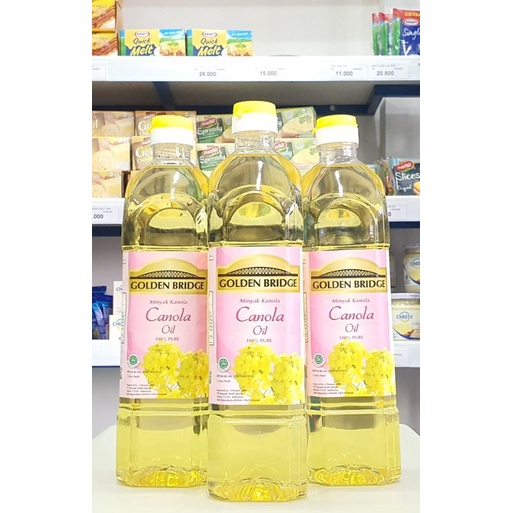 

Golden Bridge Canola Oil 1Liter / Minyak Kanola Golden Bridge 1Liter