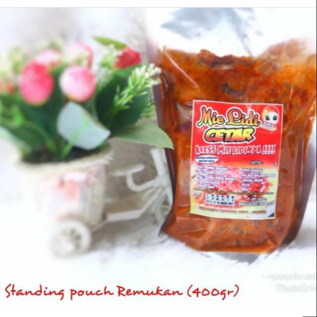 

Mie Lidi Remuk Kemasan Standing Pouch 400 gr