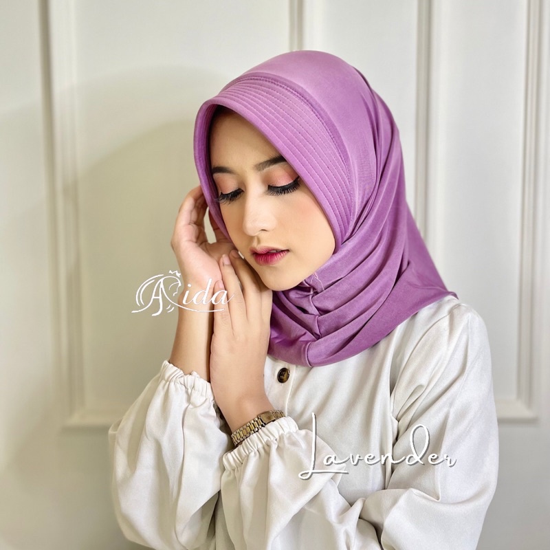 Hijab Sport Volly Premium-Lavender