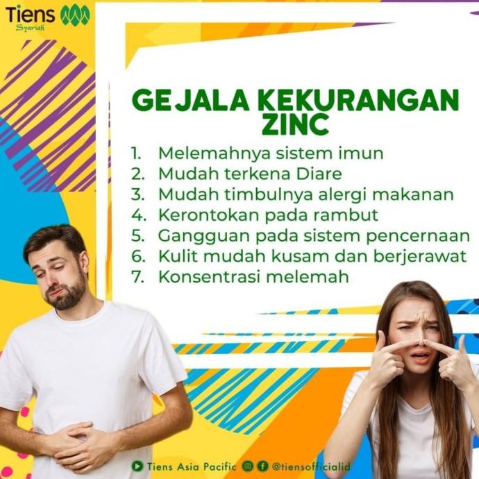 Peninggi Badan Tiens / Tianshi NHCP Zinc / Kalsium NCP penambah tinggi