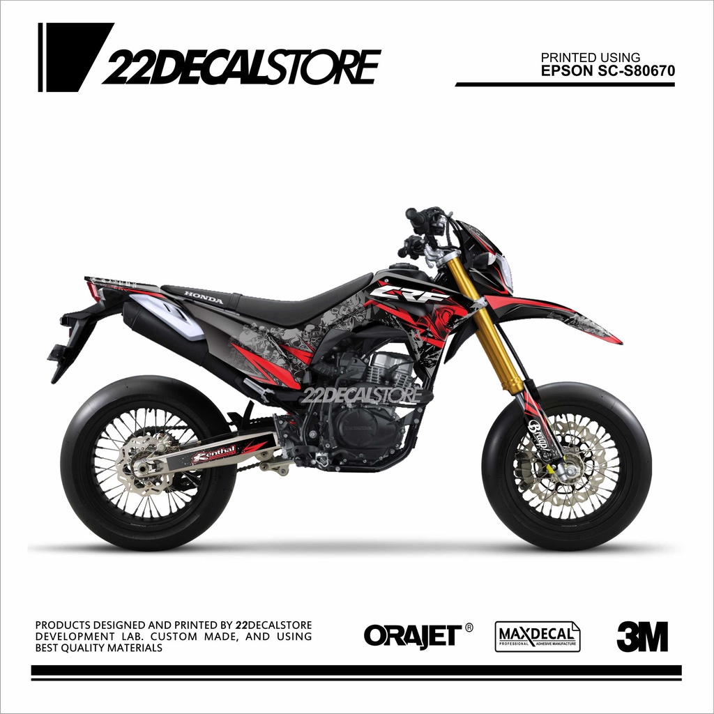 DECAL CRF 150L SUPERMOTO