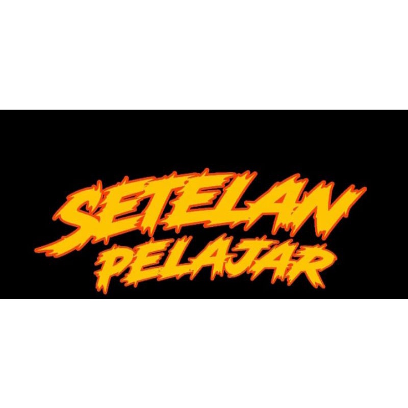 stiker Setelan Pelajar, stiker Cutting Stelan Pelajar, stiker Motor, Mobil, Laptop dll