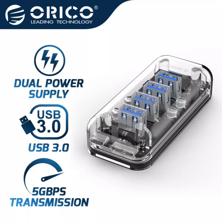 ORICO F4U-U3 4 Port USB3.0 Transparent HUB / Orico MH4U-U3-10 4 Port USB3.0 Transparent HUB