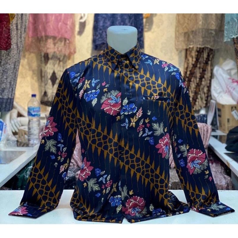 IndahKebaya | 50+ MOTIF / KEMEJA PANJANG PRIA / KEMEJA BATIK KEKINIAN / KEMEJA COUPLE KEBAYA / HITAM