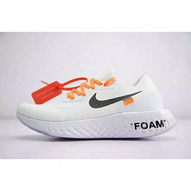 Jual Nike Epic React Flyknit Off White 