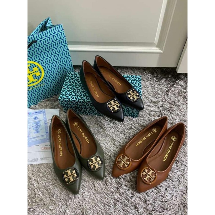 Flat shoes tory burch premium Termurah