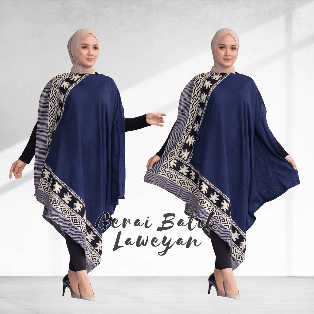 Dress Batik Asimetris kaftan batik jumbo kaftan batik solo