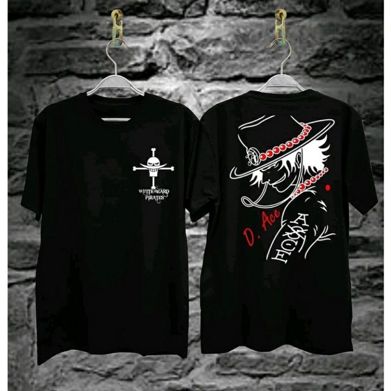 T Shirt D.ace one piece | kaos pria | D.ace one piece