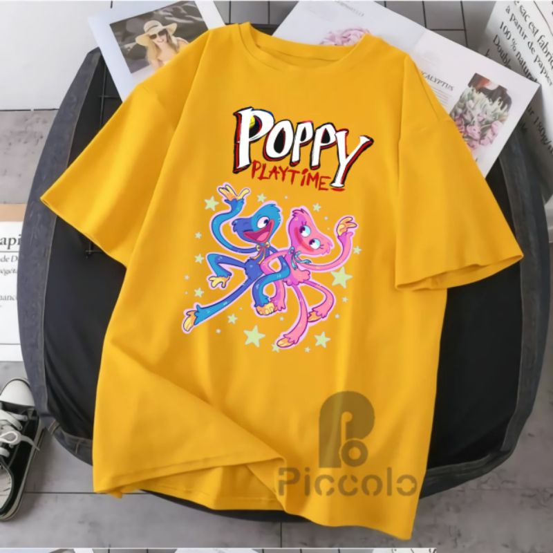 baju kaos anak huggy wuggy Poppy bahan premium