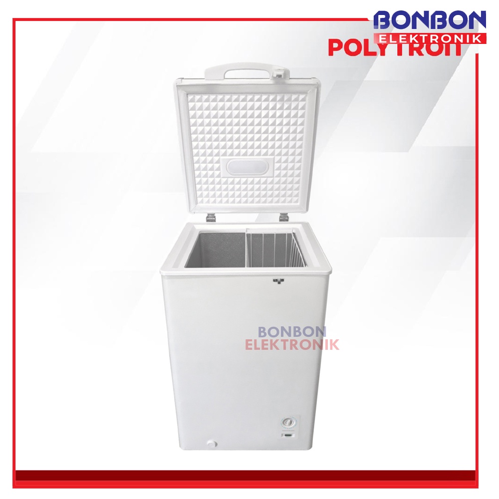 POLYTRON Chest Freezer 100 Liter PCF 118 / PCF-118