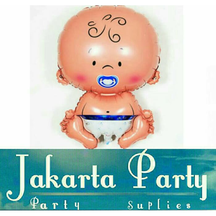 Balon Foil Baby Boy / Balon Karakter Baby Boy / Balon Baby Shower