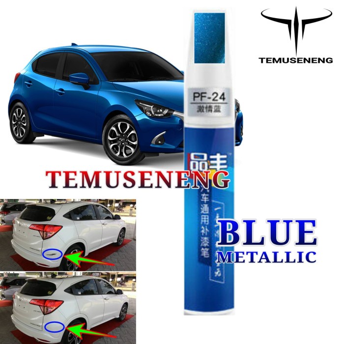 NEW BLUE METALIC BIRU METALIK ORI DEMPUL CAT MOBIL PENGHILANG LECET BARET