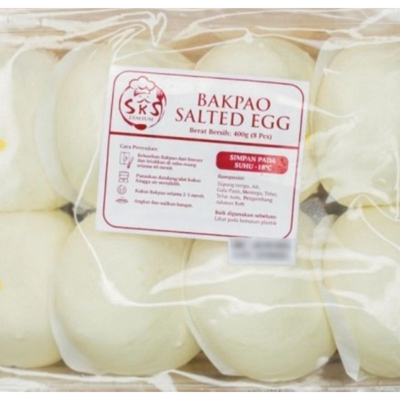 

Dimsum SKS Frozen - Bakpao Salted Egg isi 8 pcs