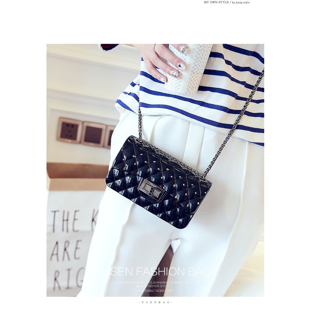 Tas Selempang Wanita Fashion Premium Jelly Silica Uk. 18cm