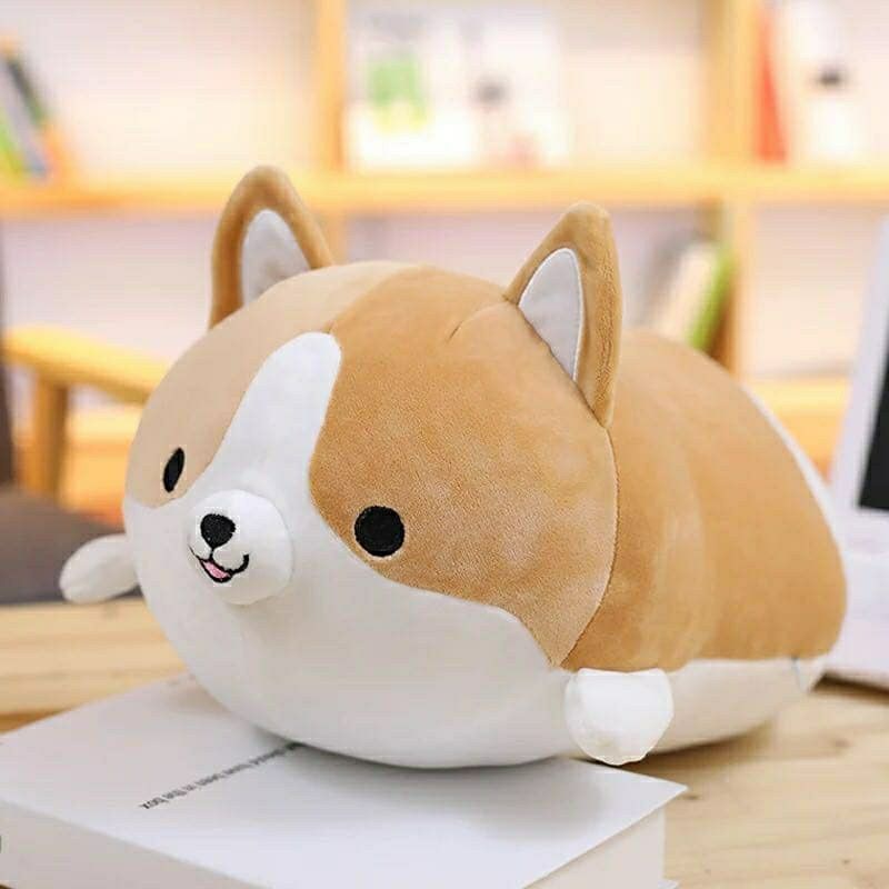 Boneka Anjing Doggy Corgi Lucu.
