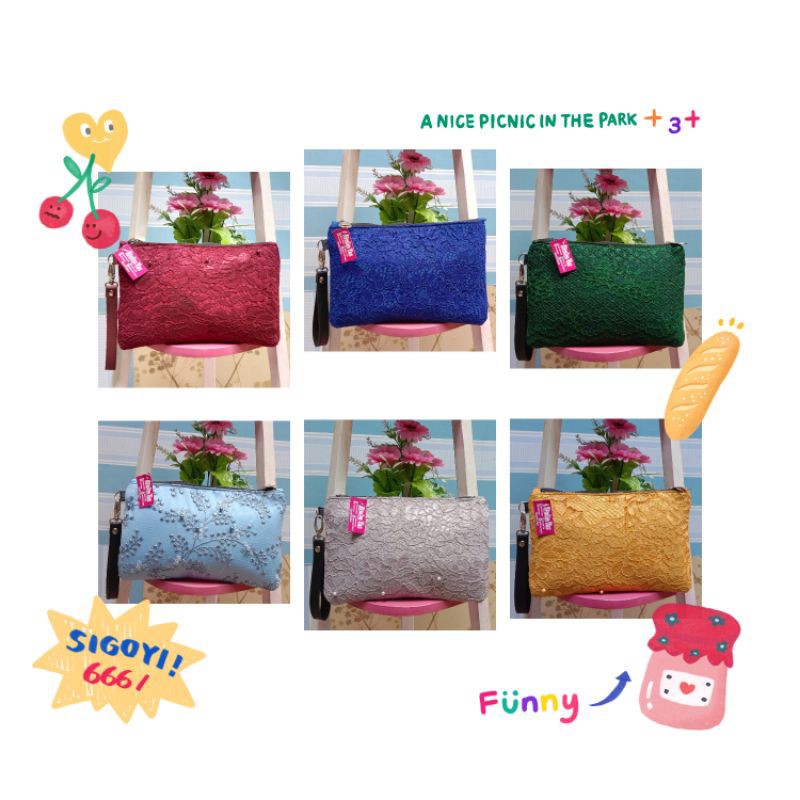 Clutch kondangan / clutch pesta /cluth wanita/ clutch brokat