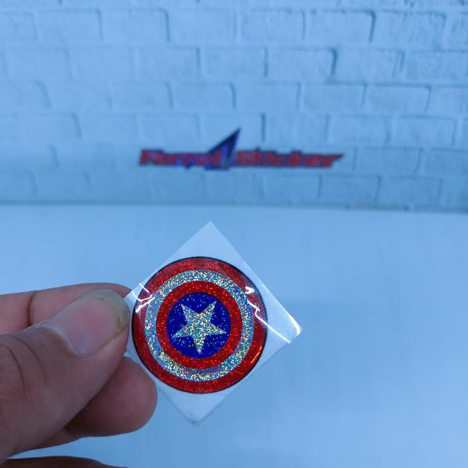 

stiker timbul sticker 3D CAPTAIN AMERICA farr3l55 Ayo Beli