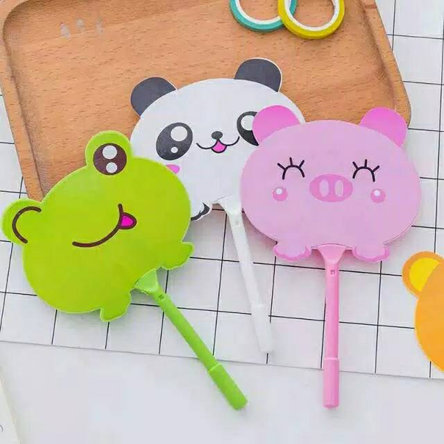 

Pulpen Kipas / Pena Unik dan Lucu / Pena Motif Animal / Pena Kipas Frog/Bear/Panda/Piggy