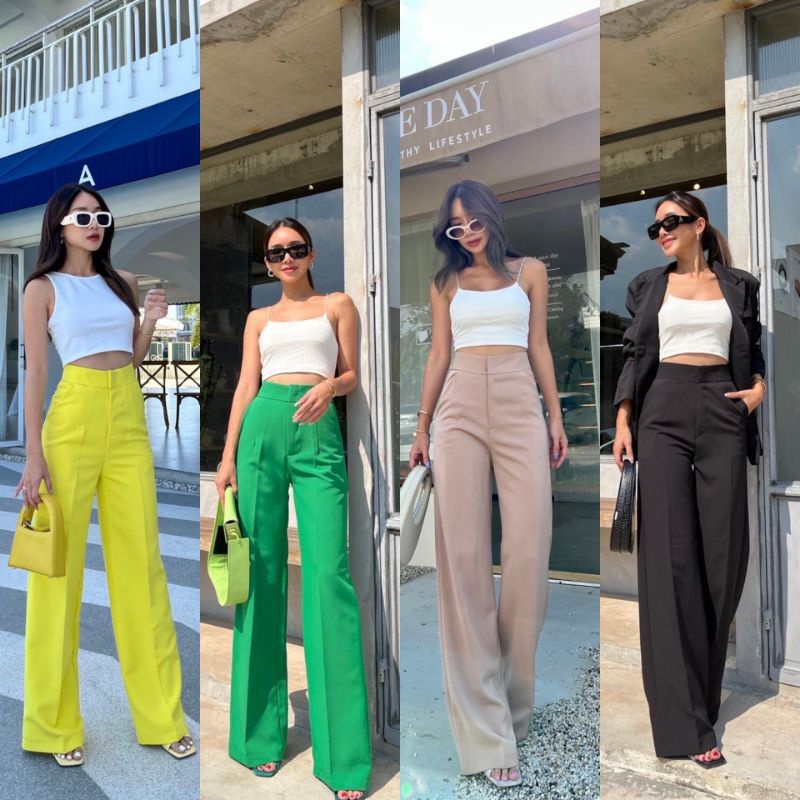 Dolores Highwaist pants promthong import bangkok