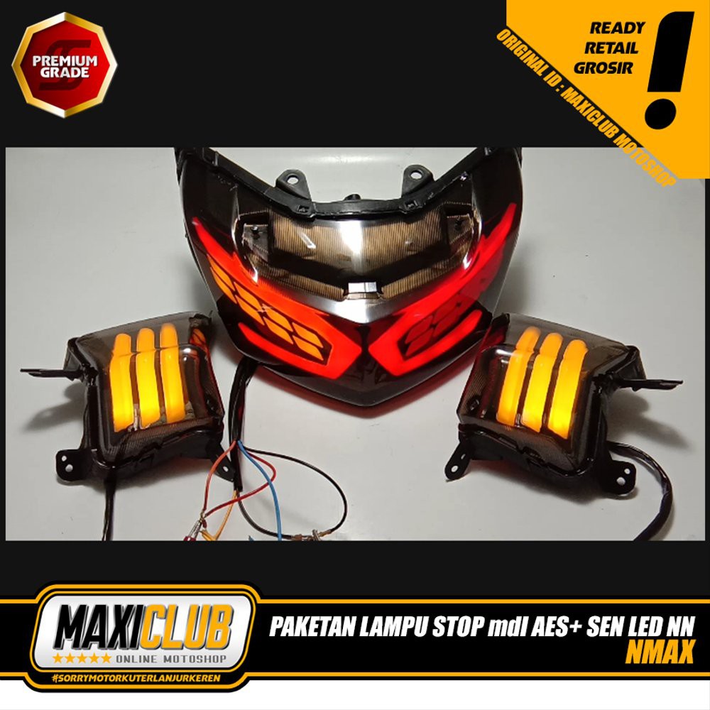 Paketan Lampu Stoplamp NMAX WING Lampu Sen Led Yamaha Nmax Ekonomis