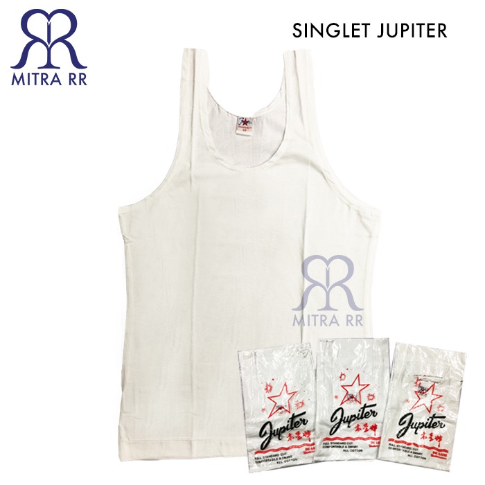 Kaos Dalam / Singlet Putih Singlet Jupiter Jadul Legenda