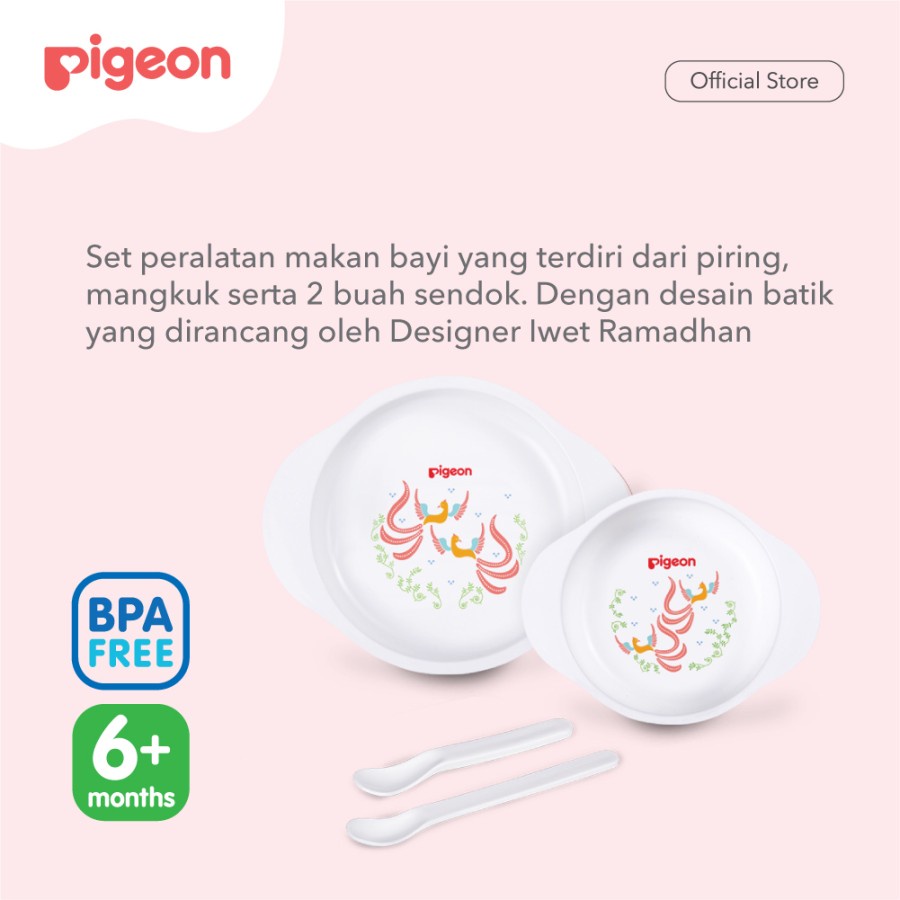 PIGEON Feeding Set MINI |  Perlengkapan Tempat Makan Bayi