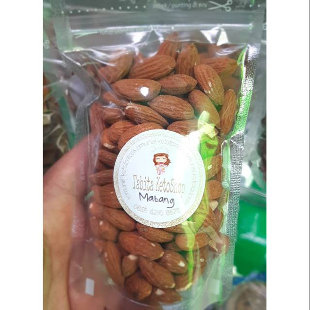 

KACANG ALMOND MATANG 100 Gram