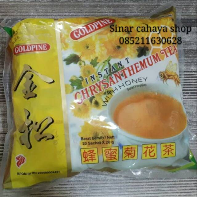 

Goldpine instant cryasanthemum tea wiht honey / teh bunga matahari / teh krisan