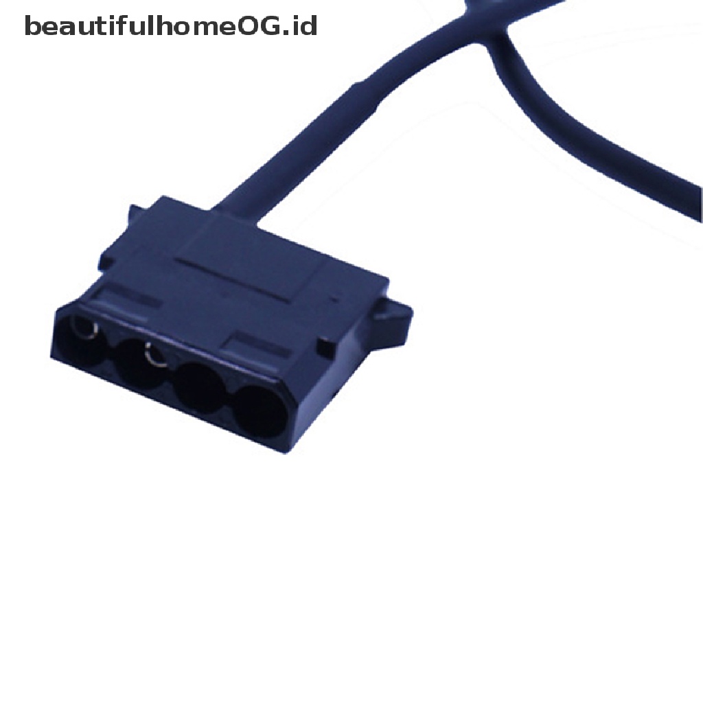 Kabel Adapter Konektor Kipas Pendingin Komputer PC 4 Pin USB Ke Molex 1ft