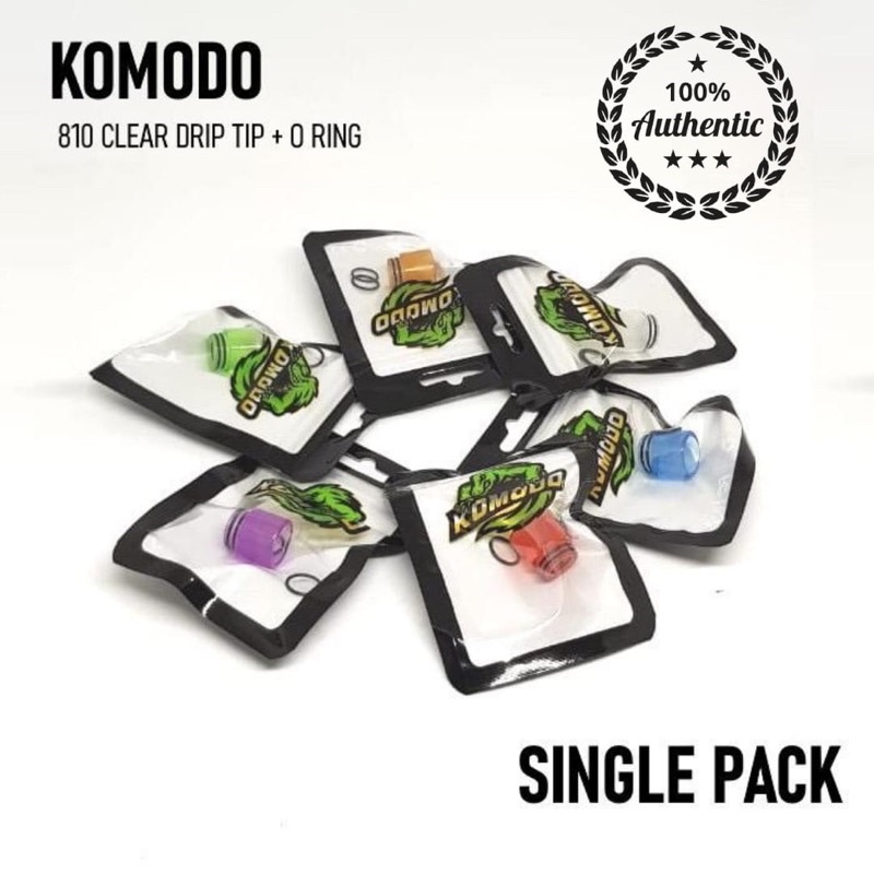 Driptip Komodo 810 Clear with O Ring