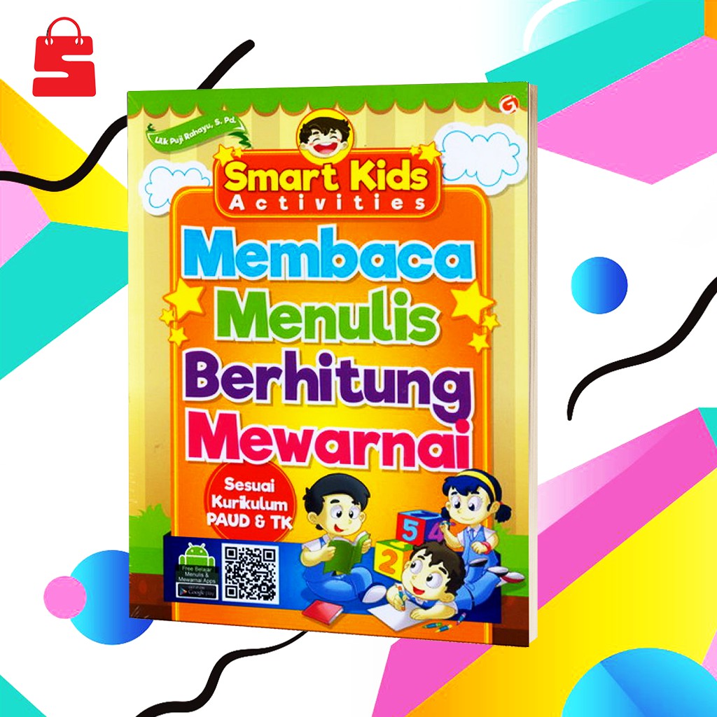  BUKU  ANAK  TK  PAUD SMART KIDS MEMBACA MENULIS BERHITUNG  