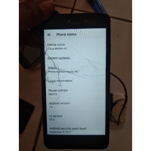 mesin lcd china mobile a3  m651g