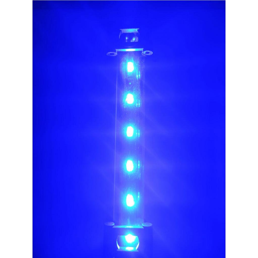 Lampu Aquarium 20cm WARNA BIRU / Lampu celup / Lampu led aquarium / Lampu akuarium / Dekorasi akuarium / model t4 / LED CELUP