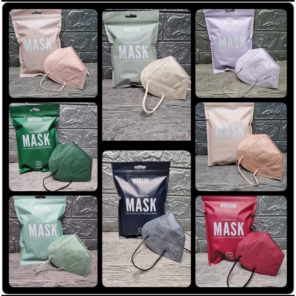 Masker KN95 MOUSON 5ply disposable mask KN 95 isi 10pc