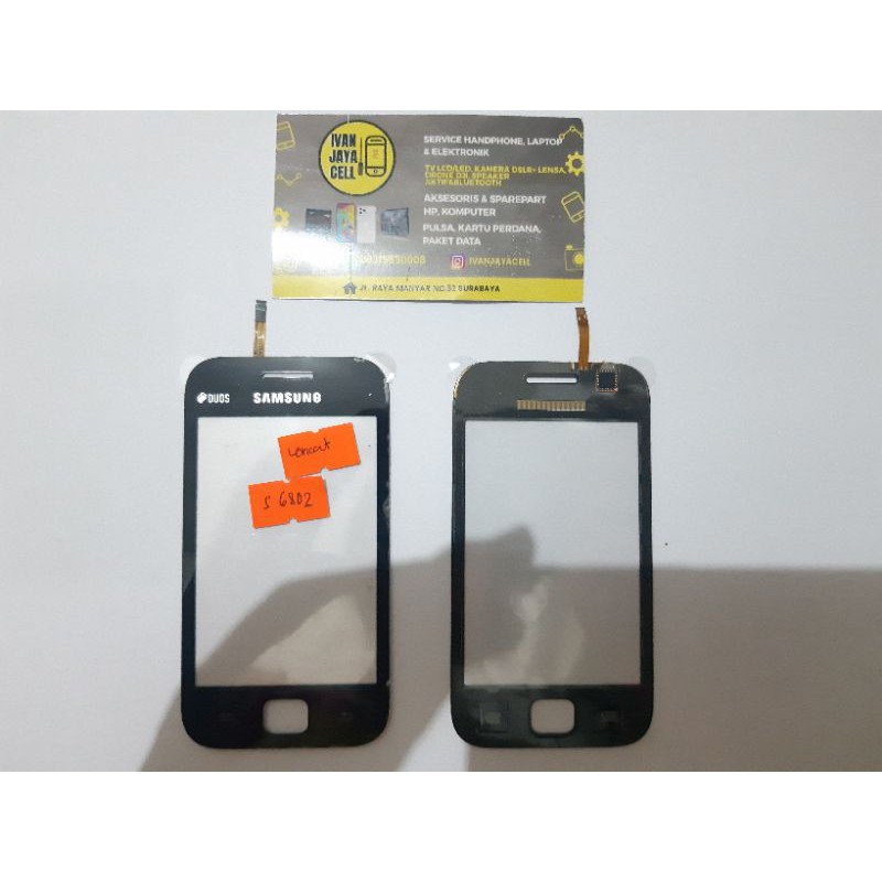 TS/TOUCHSCREEN SAMSUNG S6802 GALAXY ACE DUOS BLACK
