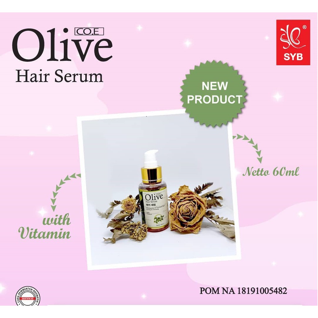 OLIVE COE HAIR SERUM - SERUM RAMBUT OLIVE SYB COE- BPOM