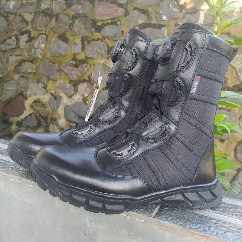 SEPATU PDL TALI PUTAR NINJA MR MASTER KULIT SAPI ASLI SEPATU PDL TNI POLRI SCURITY