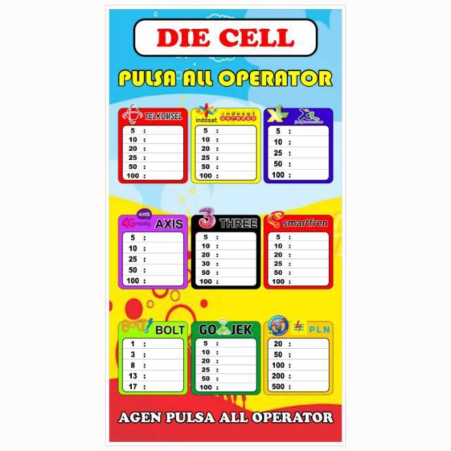 31 Desain Banner Jual Pulsa Cdr Gif Blog Garuda Cyber