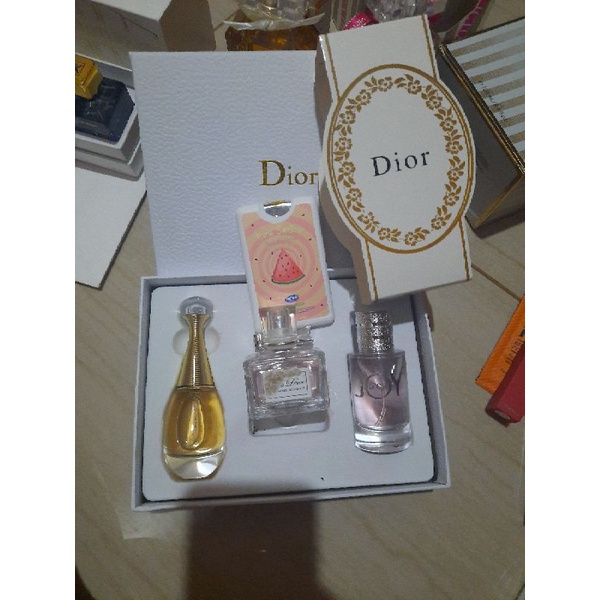 parfum set isi 3 Dior-FREE HANDSANITIZER SAKU-ORIGINAL EROPA-JADORE-MISS DIOR-JOY