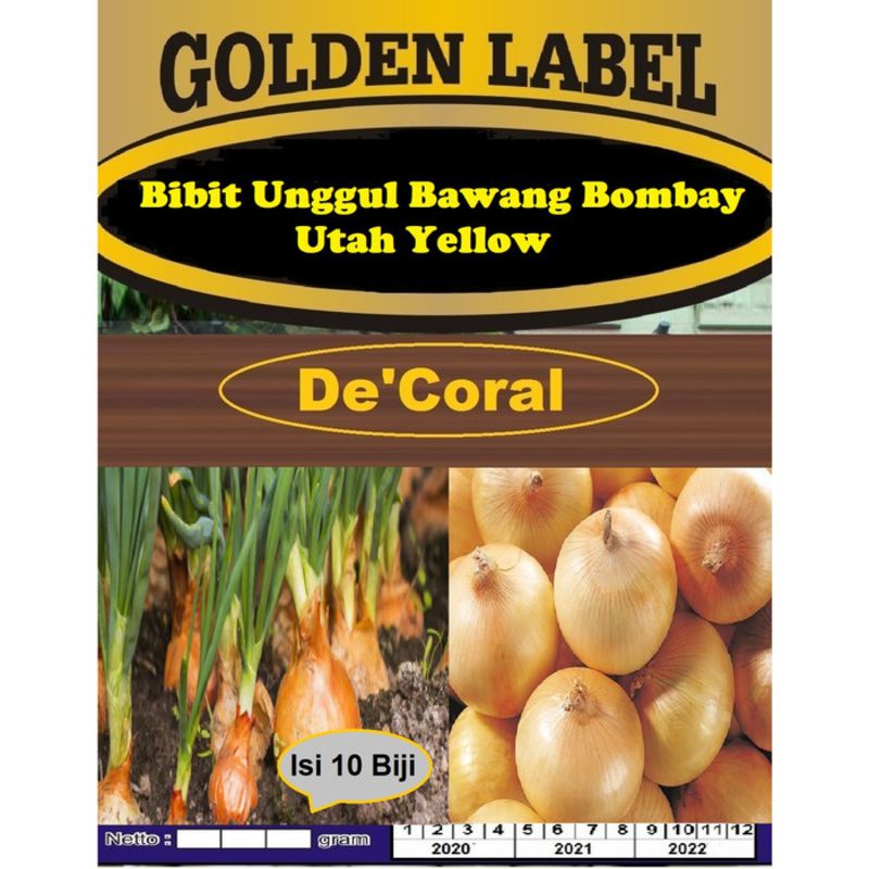 Bibit Unggul Bawang Bombay Utah Yellow | Benih Bawang Bombay
