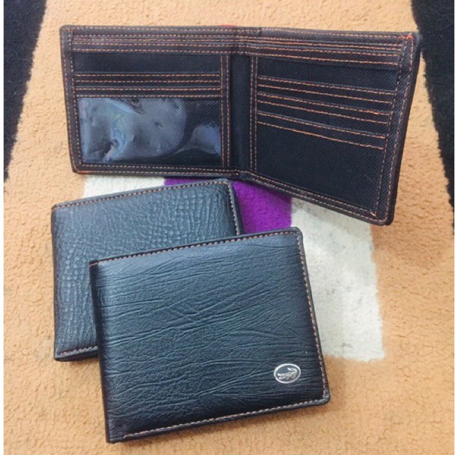 dompet lipat pria bahan kulit sintetis lokal sp4 logo #dompet #dompetlipat #dompetpria #dompetlokal