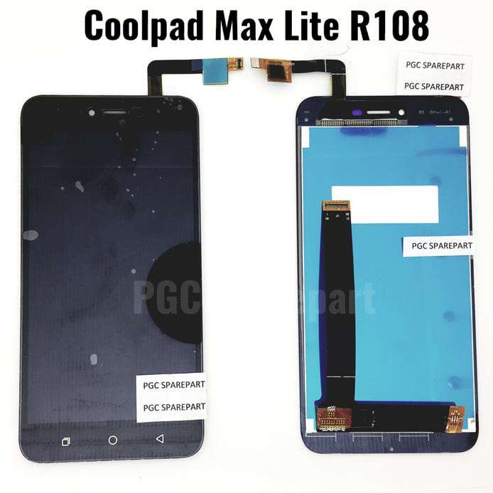 Lcd Touchscreen Fullset Original Oem Coolpad Max Lite R108 - Y91 - Hitam F2B4