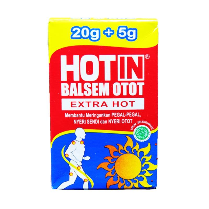 Bisa COD Hot In Balsem Otot Extra Hot 20gr+5gr - Balsem Hotin Nyeri Otot Dan Sendi - Balsem Otot Pegal Linu -