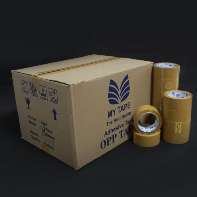 

Lakban Bening Coklat MY TAPE 45 mm 2 inch 90 yard 100 yard (1 dus)