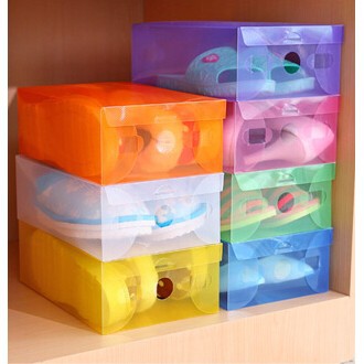 GH-244 box sepatu transparant