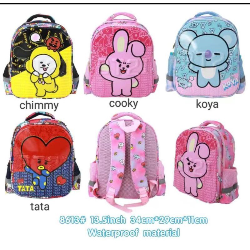 Ransel /Ransel Anak TK SD/Ransel BT21/Backpack/Kado/Hadiah Ulang Tahun